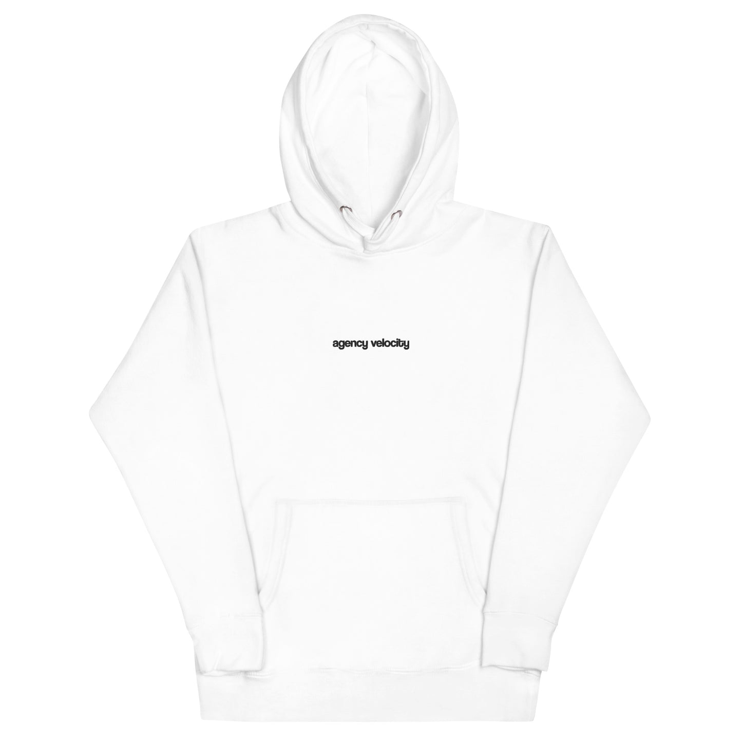 cozy text hoodie, lights