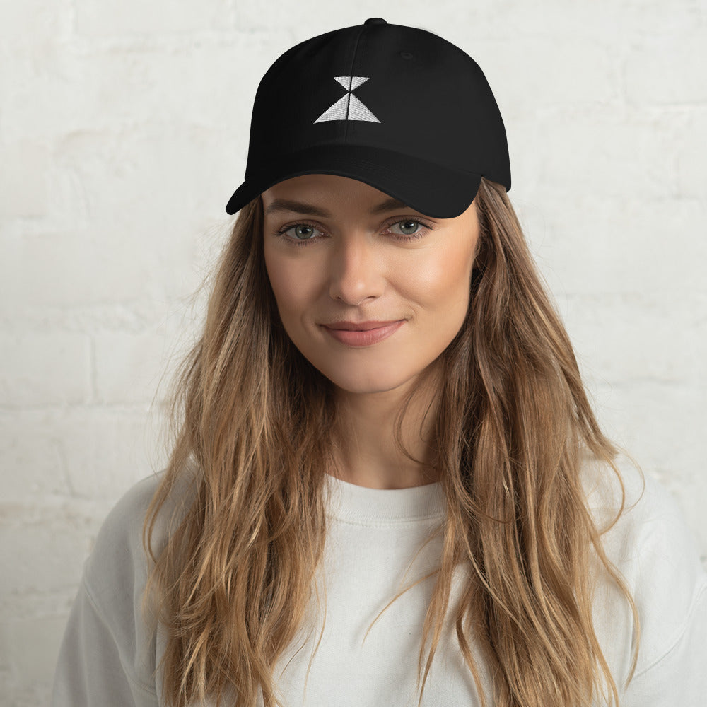 logo&text daddy hat, unisex, darks